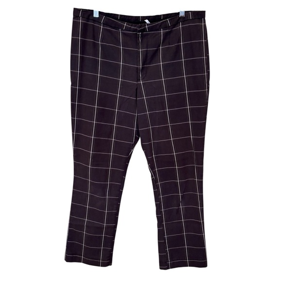 Free People Pants - Free People Plaid Pants Brown